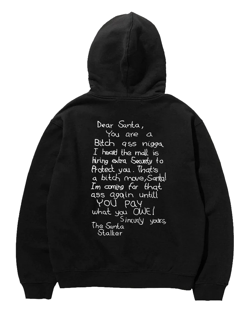 Santa Stalker Hoodie — back